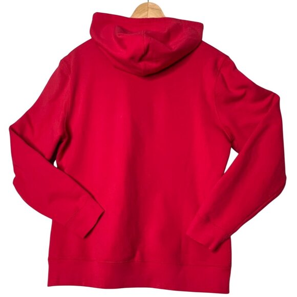 GAP  Hoodie Large Pullover Pink Cotton Blend Pocket Long Sleeve Athleisure - Picture 16 of 16